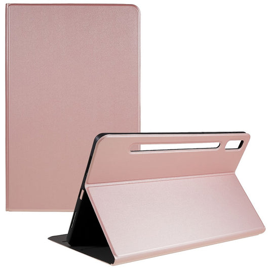 PU Leather Drop-proof Case for Lenovo Pad Pro 2022 11", Adjustable Stand Anti-Scratch Tablet Protective Cover - Rose Gold