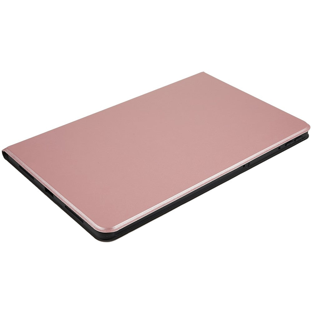 PU Leather Drop-proof Case for Lenovo Pad Pro 2022 11", Adjustable Stand Anti-Scratch Tablet Protective Cover - Rose Gold