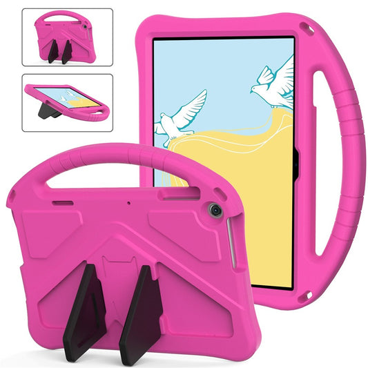 For Lenovo Tab M10 (Gen 3) TB-328FU / TB-328XU Tablet Case EVA Rugged Shockproof Tablet Cover Convertible Handle Kickstand - Rose
