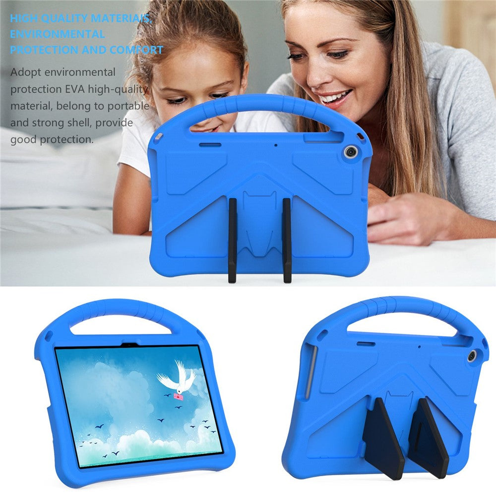 For Lenovo Tab M10 (Gen 3) TB-328FU / TB-328XU Tablet Case EVA Rugged Shockproof Tablet Cover Convertible Handle Kickstand - Blue