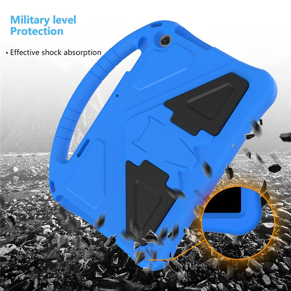 For Lenovo Tab M10 (Gen 3) TB-328FU / TB-328XU Tablet Case EVA Rugged Shockproof Tablet Cover Convertible Handle Kickstand - Blue