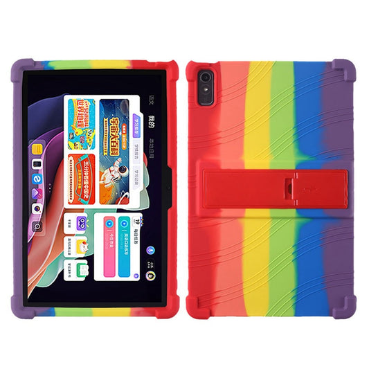 For Lenovo Tab P11 Gen 2 / Tab P11 2022 TB-350 Kickstand Tablet Case Soft Silicone Reinforced Four Corner Shockproof Cover - Multi-color