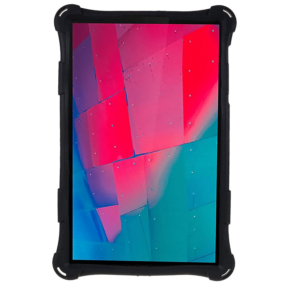 For Lenovo Tab M10 HD Gen 2 TB-X306X Push Fidget Sensory Toy Tablet Case Bubble Pop Shockproof Cover with PC Kickstand - Black