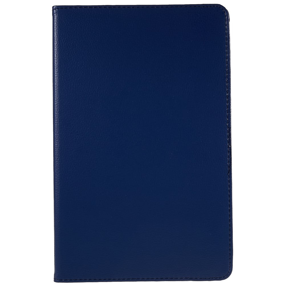 For Lenovo Tab P11 Gen 2 Rotary Tablet Case Stand PU Leather Drop-Proof Tablet Cover with Elastic Band - Dark Blue