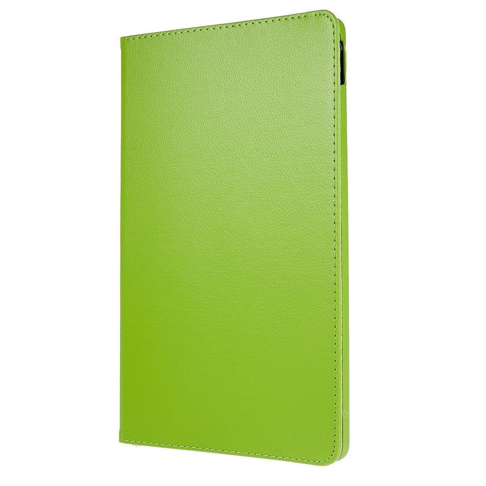 For Lenovo Tab P11 Gen 2 Rotary Tablet Case Stand PU Leather Drop-Proof Tablet Cover with Elastic Band - Green