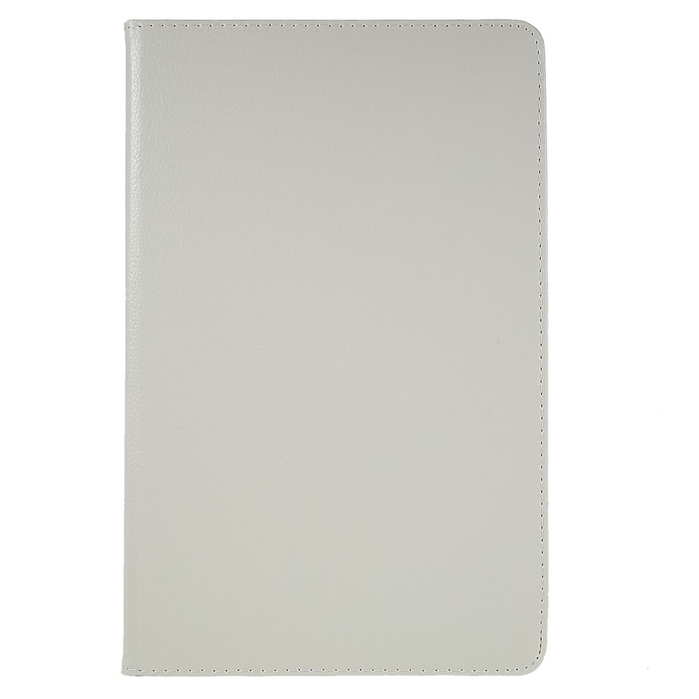 For Lenovo Tab P11 Gen 2 Rotary Tablet Case Stand PU Leather Drop-Proof Tablet Cover with Elastic Band - White