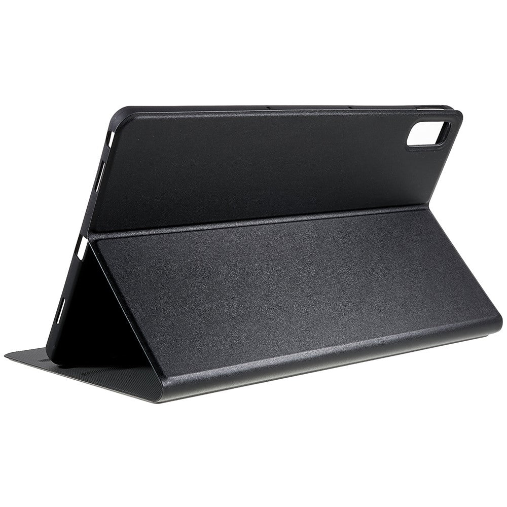 For Lenovo Tab  P11.5 Plus 2023 Drop-proof PU Leather Flip Tablet Case Stand Protective Cover - Black