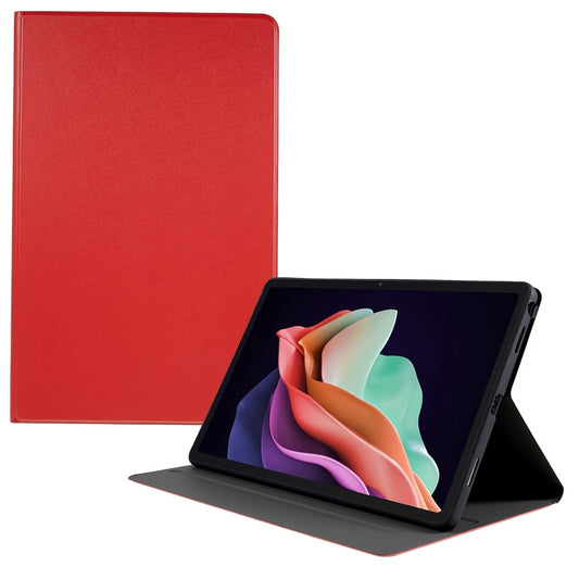 For Lenovo Tab  P11.5 Plus 2023 Drop-proof PU Leather Flip Tablet Case Stand Protective Cover - Red