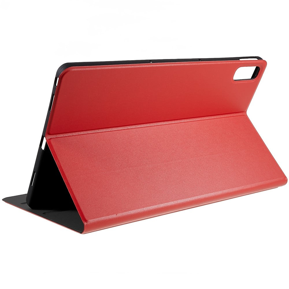 For Lenovo Tab  P11.5 Plus 2023 Drop-proof PU Leather Flip Tablet Case Stand Protective Cover - Red