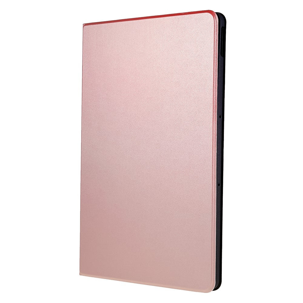 For Lenovo Tab  P11.5 Plus 2023 Drop-proof PU Leather Flip Tablet Case Stand Protective Cover - Rose Gold
