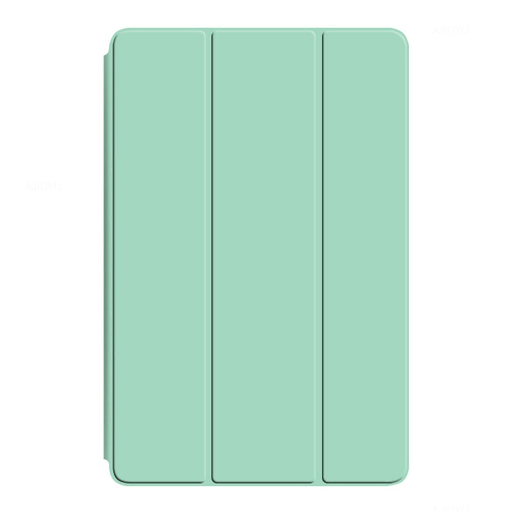 For Lenovo Tab P11 Gen 2 Trifold Stand Tablet Case PU Leather Soft TPU Full-Body Protective Cover - Green