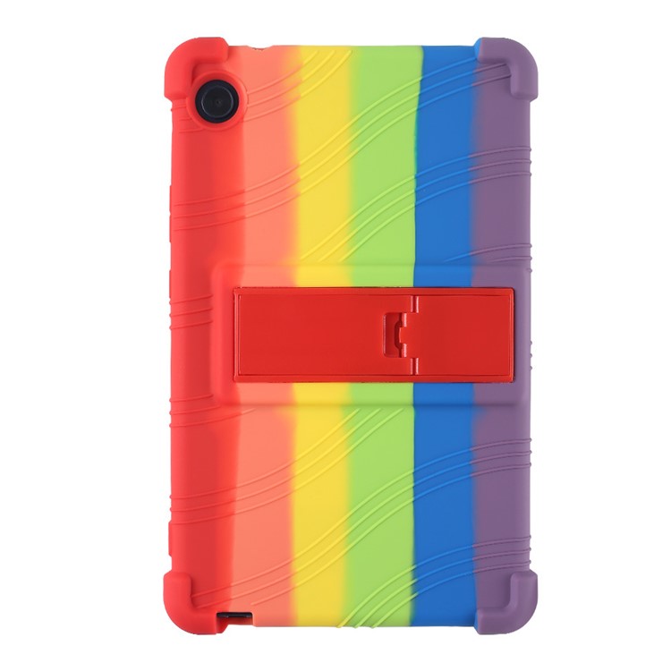For Honor Tablet X7 Protective Tablet Cover Non-slip Silicone Tablet Case with PC Kickstand - Multi-color