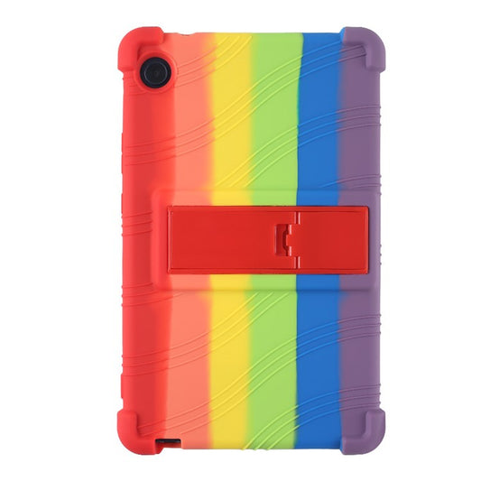 For Honor Tablet X7 Protective Tablet Cover Non-slip Silicone Tablet Case with PC Kickstand - Multi-color