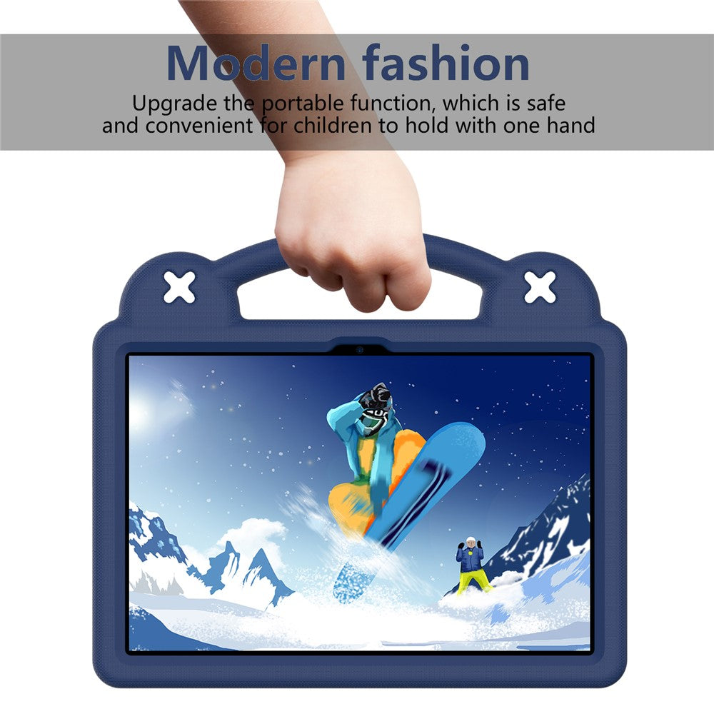 For Lenovo Tab M10 (Gen 3) Drop-proof EVA Protective Tablet Cover Anti-scratch Tablet Case with Kickstand - Navy Blue