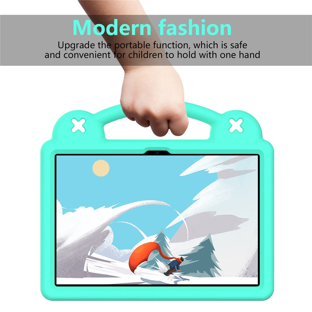 For Lenovo Tab M10 (Gen 3) Drop-proof EVA Protective Tablet Cover Anti-scratch Tablet Case with Kickstand - Green