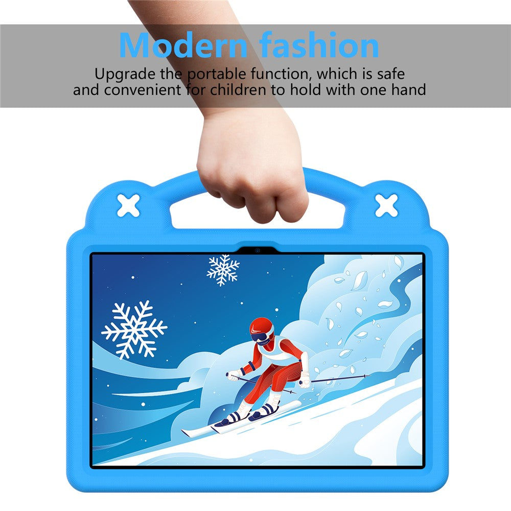 For Lenovo Tab M10 (Gen 3) Drop-proof EVA Protective Tablet Cover Anti-scratch Tablet Case with Kickstand - Sky Blue