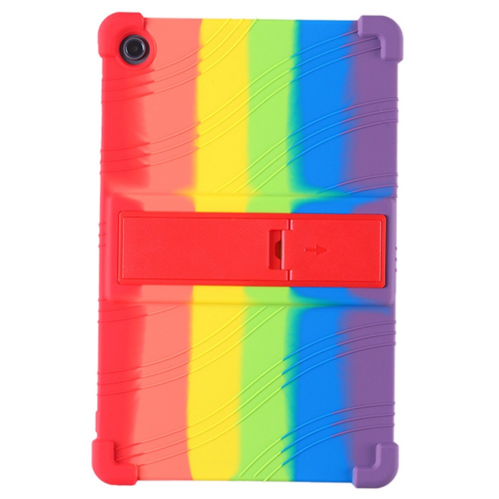 For Lenovo K10 Pro TB226XC / TB-223FC Anti-Slip Silicone Tablet Case Kickstand Shockproof Protective Cover - Multi-color