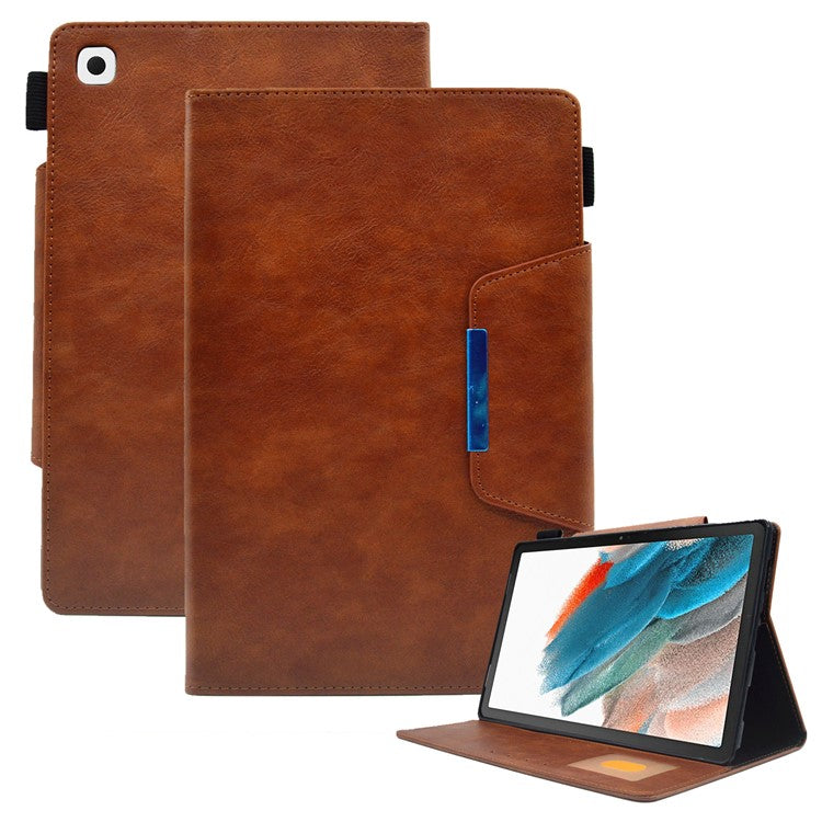 For Samsung Galaxy Tab A 8.0 (2019) SM-T290 (Wi-Fi) / SM-T295 (LTE) Tablet Case Leather Business Slim Stand Cover - Brown