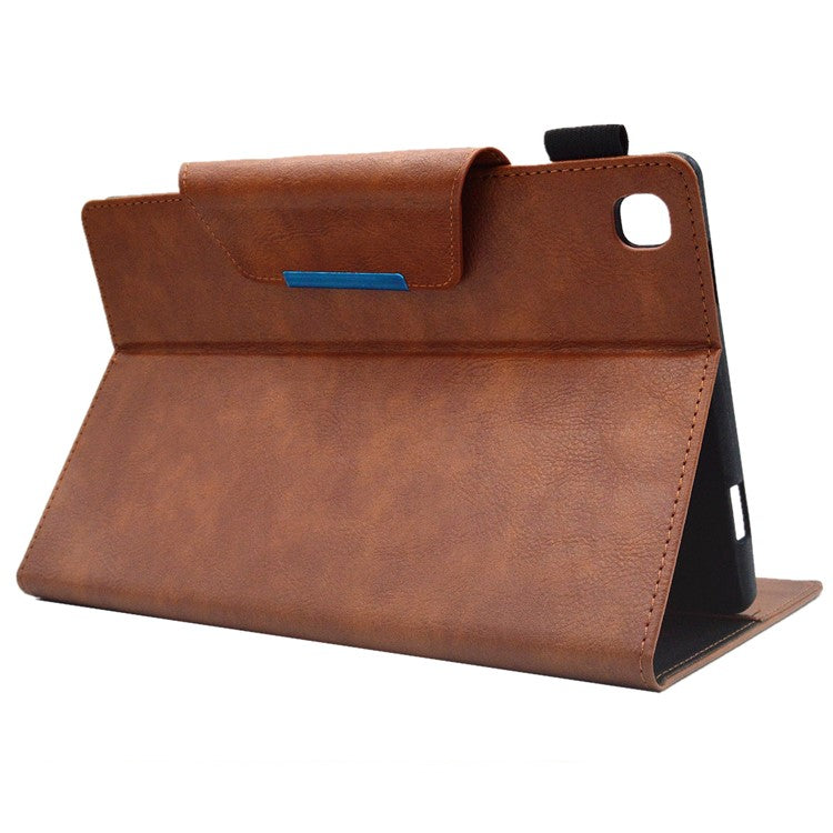 For Samsung Galaxy Tab A 8.0 (2019) SM-T290 (Wi-Fi) / SM-T295 (LTE) Tablet Case Leather Business Slim Stand Cover - Brown