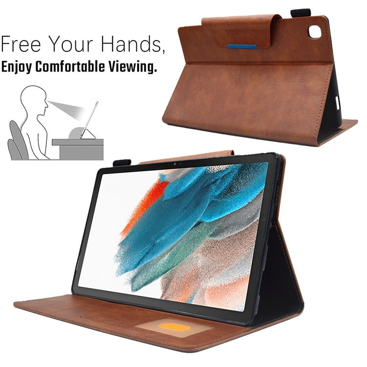 For Samsung Galaxy Tab A 8.0 (2019) SM-T290 (Wi-Fi) / SM-T295 (LTE) Tablet Case Leather Business Slim Stand Cover - Brown