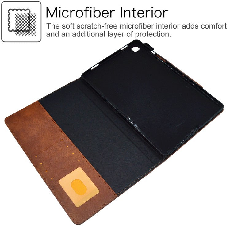 For Samsung Galaxy Tab A 8.0 (2019) SM-T290 (Wi-Fi) / SM-T295 (LTE) Tablet Case Leather Business Slim Stand Cover - Brown
