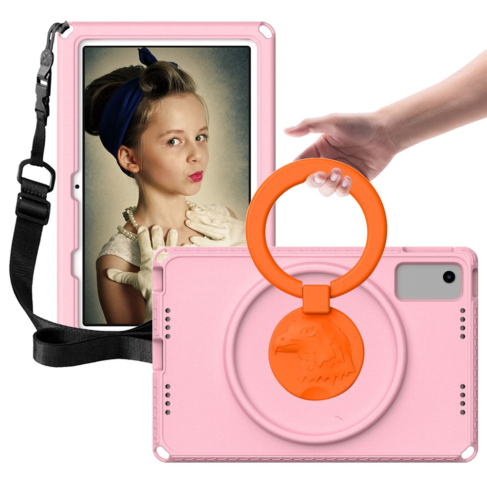 For Lenovo Tab M10 Plus (3rd Gen) TB-125F 10.6 / Xiaomi Redmi Pad 10.6 Tablet Case EVA+PC Anti-drop Tablet Cover - Pink