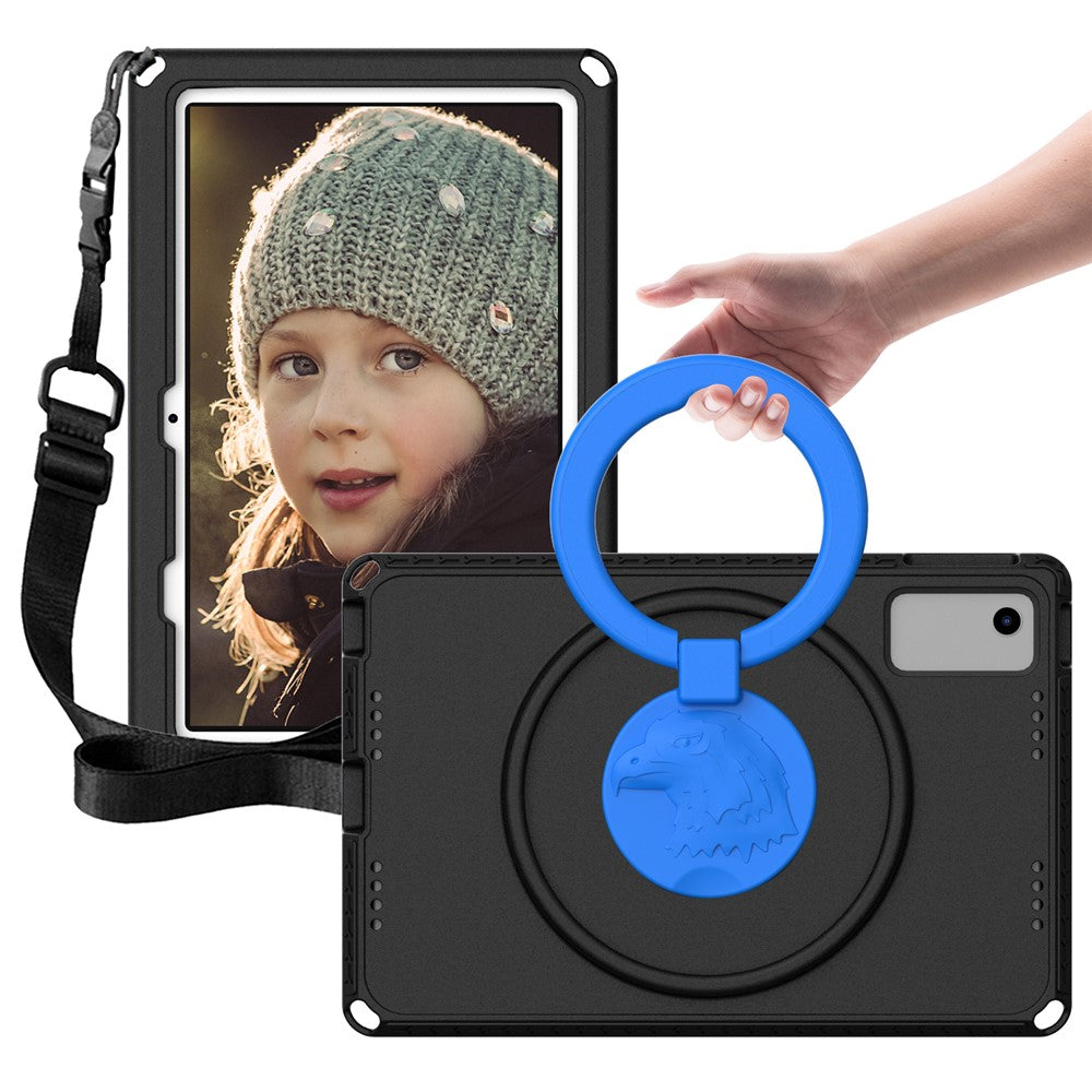 For Lenovo Tab M10 Plus (3rd Gen) TB-125F 10.6 / Xiaomi Redmi Pad 10.6 Tablet Case EVA+PC Anti-drop Tablet Cover - Black