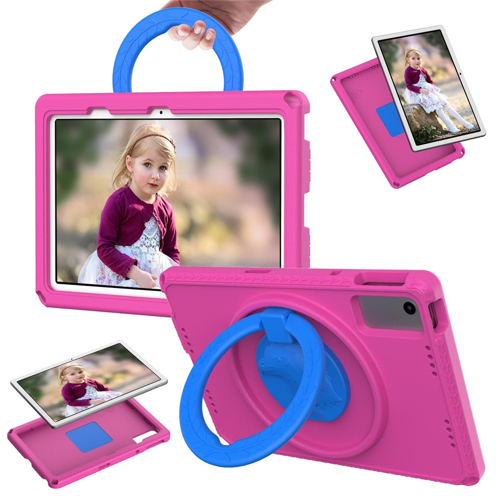 For Lenovo Tab M10 Plus (3rd Gen) TB-125F 10.6 / Xiaomi Redmi Pad 10.6 Tablet Case EVA+PC Anti-drop Tablet Cover - Rose