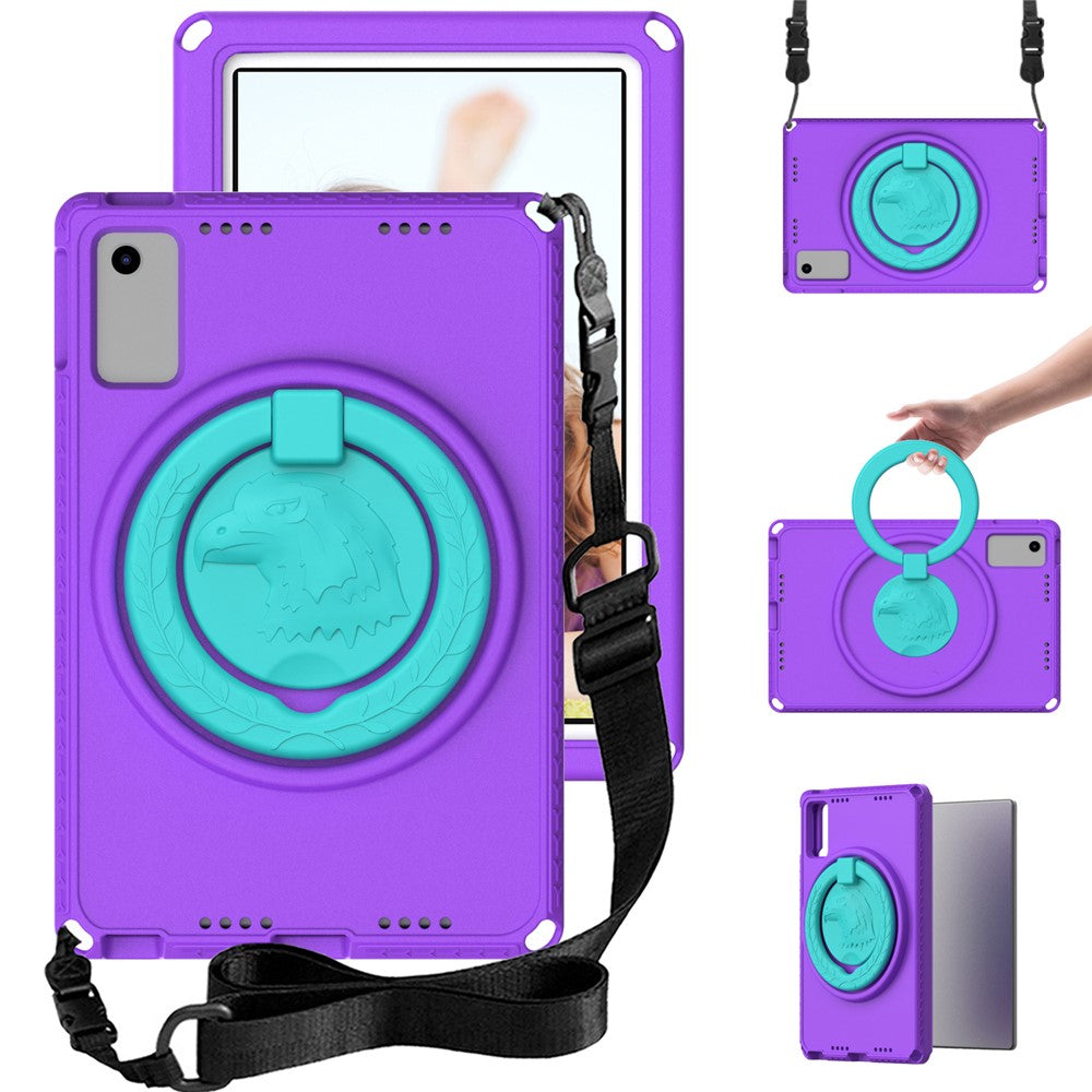 For Lenovo Tab M10 Plus (3rd Gen) TB-125F 10.6 / Xiaomi Redmi Pad 10.6 Tablet Case EVA+PC Anti-drop Tablet Cover - Purple