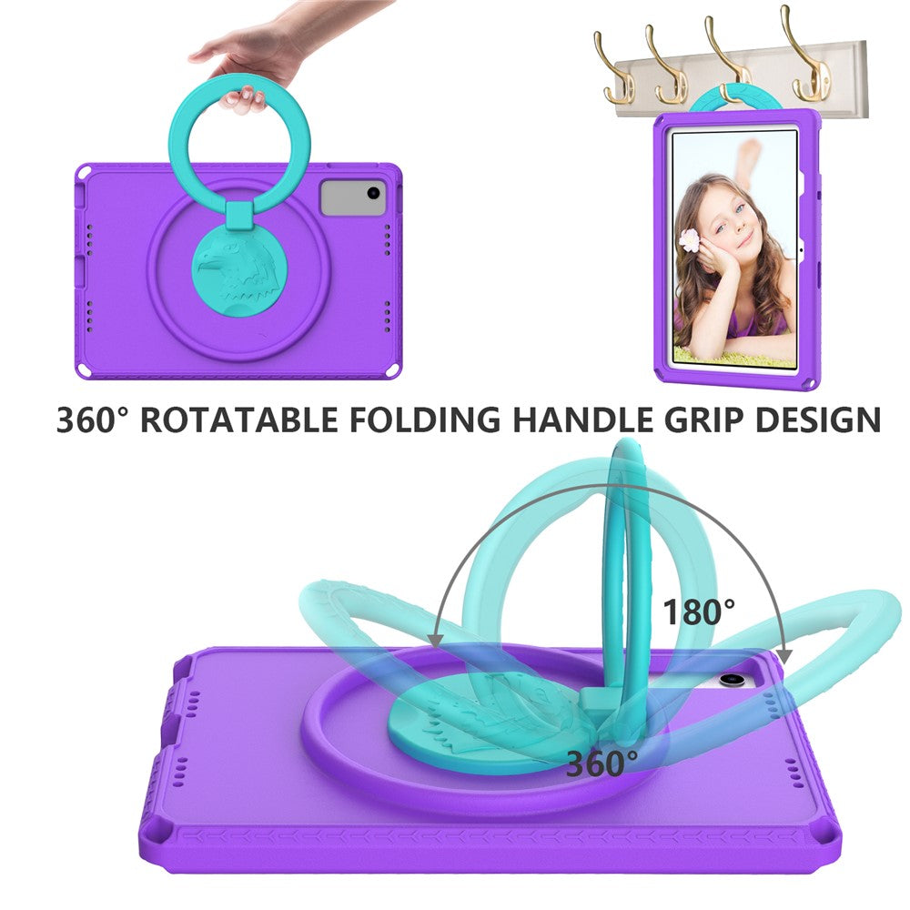 For Lenovo Tab M10 Plus (3rd Gen) TB-125F 10.6 / Xiaomi Redmi Pad 10.6 Tablet Case EVA+PC Anti-drop Tablet Cover - Purple