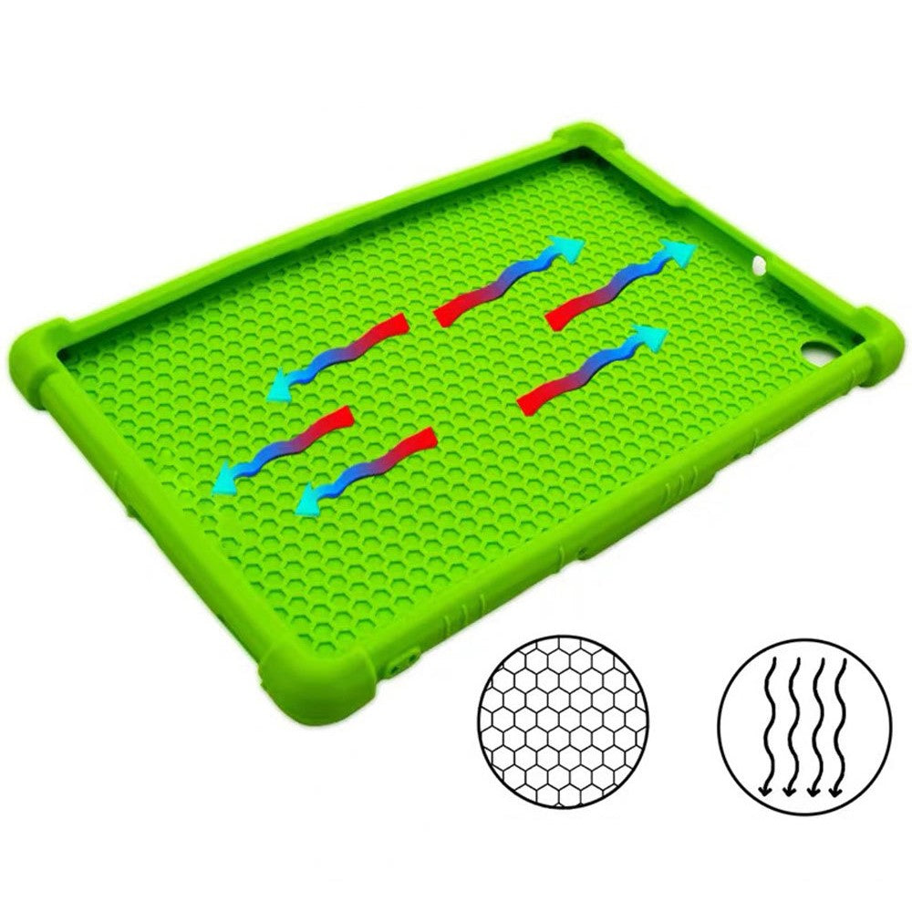 For Lenovo Tab M8 (4th Gen) 2024 TB-301XU / M8 (4th Gen) 2023 TB-300FU Silicone Case Kickstand Tablet Cover - Sky Blue