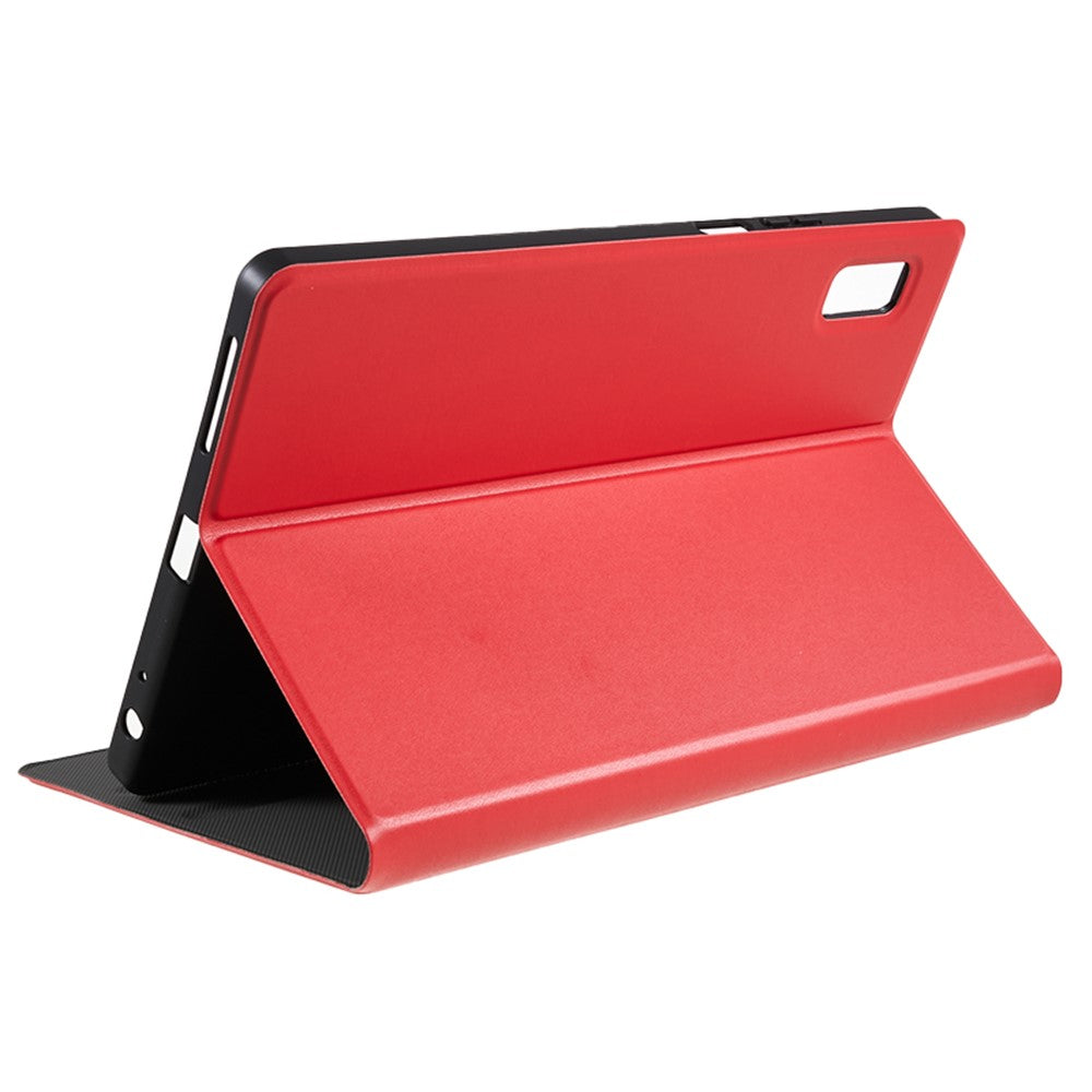 For Lenovo Tab M9 PU Leather Tablet Case Foldable Stand Protective Tablet Cover - Red