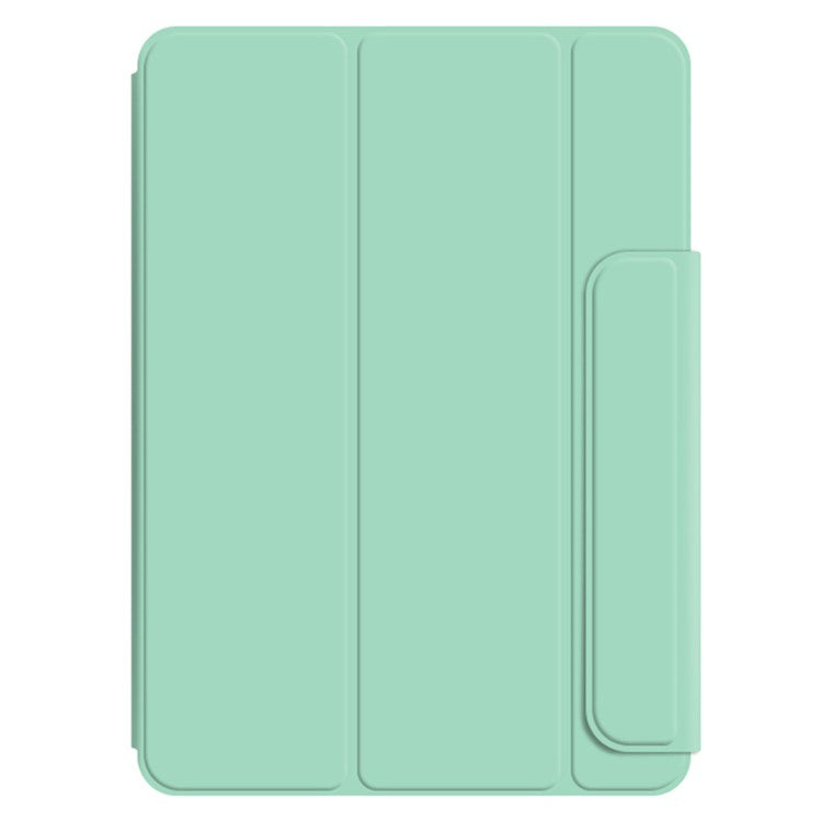 For OnePlus Pad PU Leather Tablet Case Magnetic Tri-fold Protective Cover with Stand - Cyan
