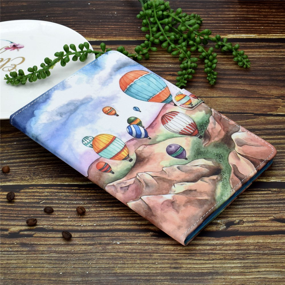 For Lenovo Tab P11 Gen 2 TB-350 A1 Pattern Printing Flip Cover PU Leather Stand Card Holder Tablet Case - Balloon