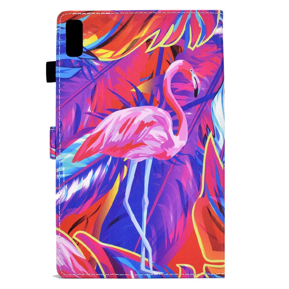 For Lenovo Tab P11 Gen 2 TB-350 PU Leather Protective Case A2 Pattern Printing Stand Tablet Cover with Card Holder - Bird