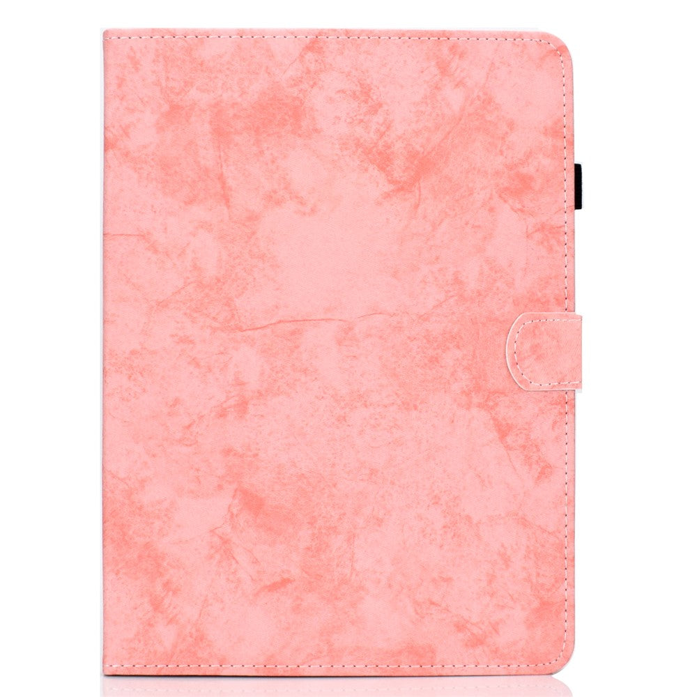 For Lenovo Tab P11 Gen 2 TB-350 Shockproof PU Leather Tablet Case A6 Cloth Texture Stand Card Slots Cover - Pink