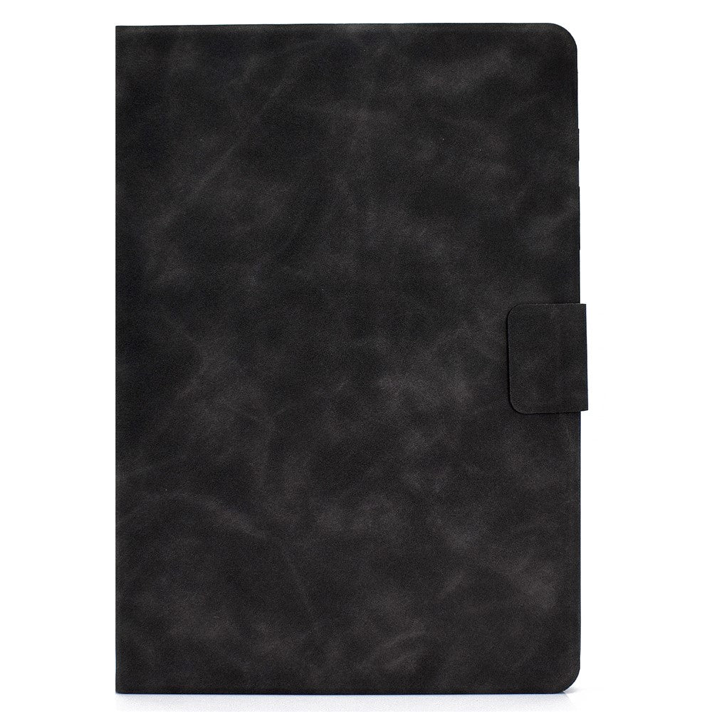 For Lenovo Tab P11 Pro Gen 2 PU Leather Tablet Case A7 Cowhide Texture Stand Protective Cover with Card Holder - Grey