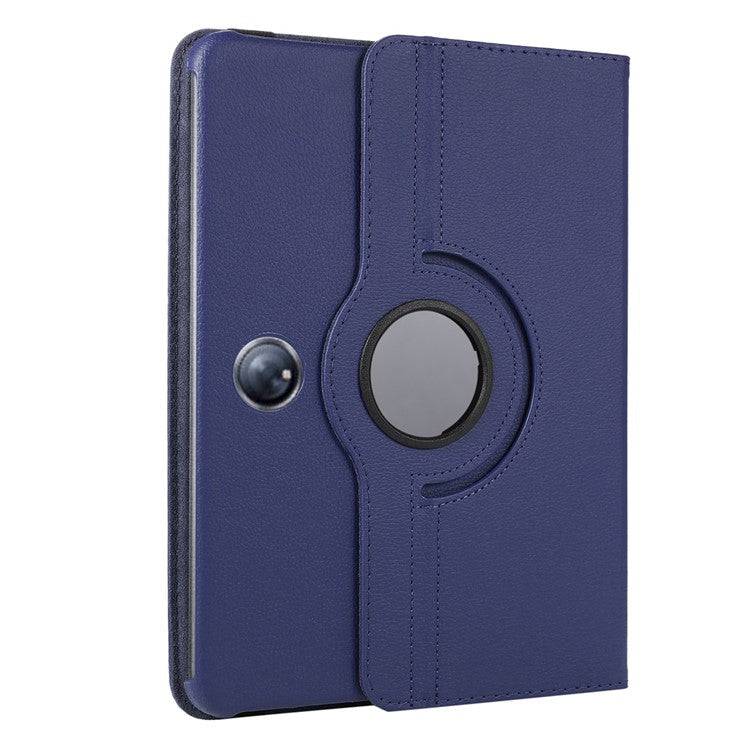 ENKAY HAT PRINCE For Oppo Pad 2 / OnePlus Pad Leather+PC Tablet Case 360 Degree Rotating Stand Cover with Auto Sleep / Wake - Dark Blue