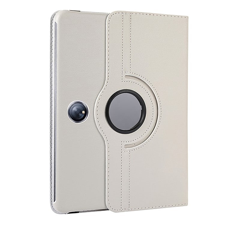 ENKAY HAT PRINCE For Oppo Pad 2 / OnePlus Pad Leather+PC Tablet Case 360 Degree Rotating Stand Cover with Auto Sleep / Wake - White