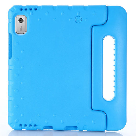For Lenovo Tab M9 Protective EVA Case Anti-Fall Tablet Cover Shockproof Case with Kickstand Handle - Blue