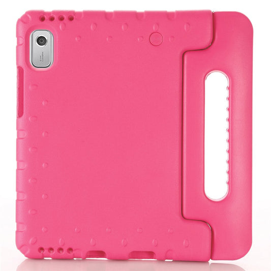 For Lenovo Tab M9 Protective EVA Case Anti-Fall Tablet Cover Shockproof Case with Kickstand Handle - Rose