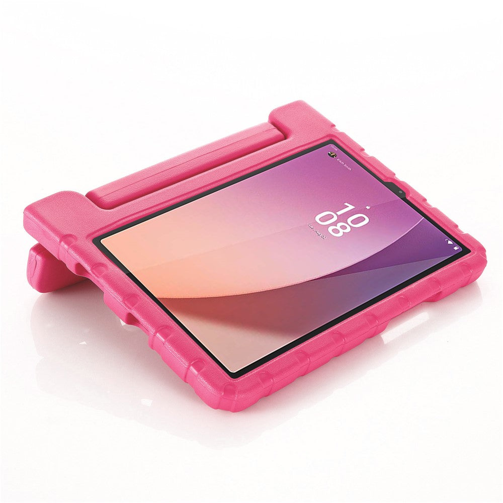 For Lenovo Tab M9 Protective EVA Case Anti-Fall Tablet Cover Shockproof Case with Kickstand Handle - Rose