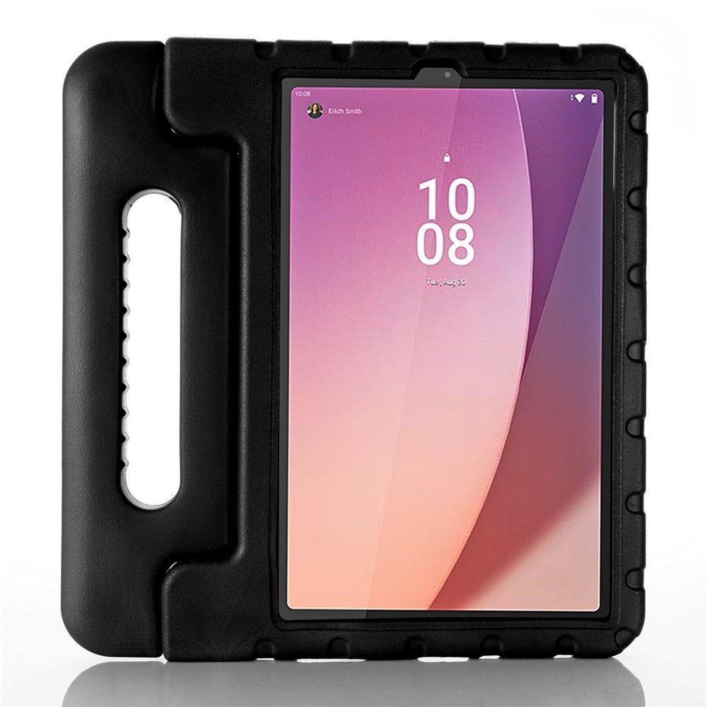 For Lenovo Tab M9 Protective EVA Case Anti-Fall Tablet Cover Shockproof Case with Kickstand Handle - Black