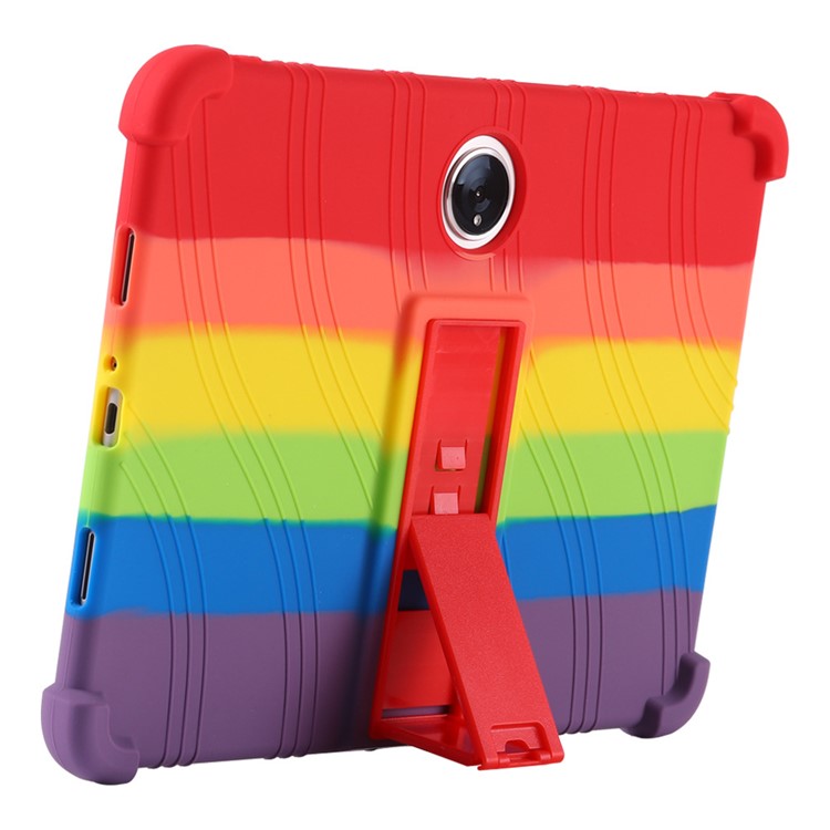 Shockproof Silicone Case for Oppo Pad 2 PC Kickstand Protective Tablet Cover - Green