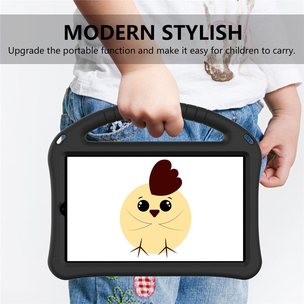 For Lenovo Tab M9 Handle Design Tablet Case Kickstand Shockproof EVA Protective Cover - Black