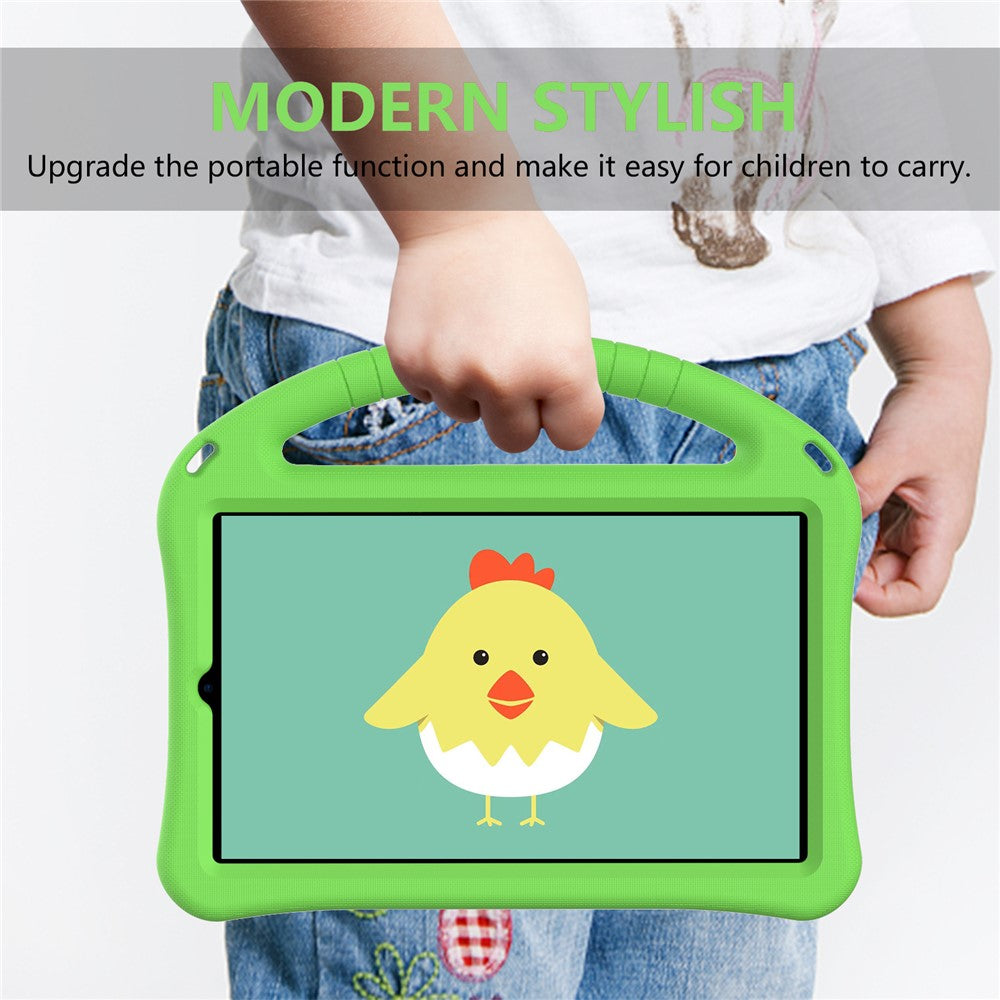 For Lenovo Tab M9 Handle Design Tablet Case Kickstand Shockproof EVA Protective Cover - Green