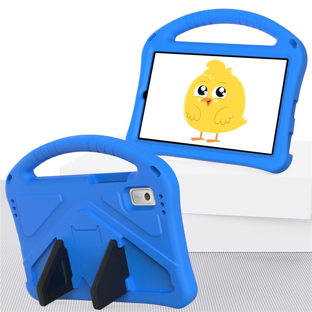 For Lenovo Tab M9 Handle Design Tablet Case Kickstand Shockproof EVA Protective Cover - Blue