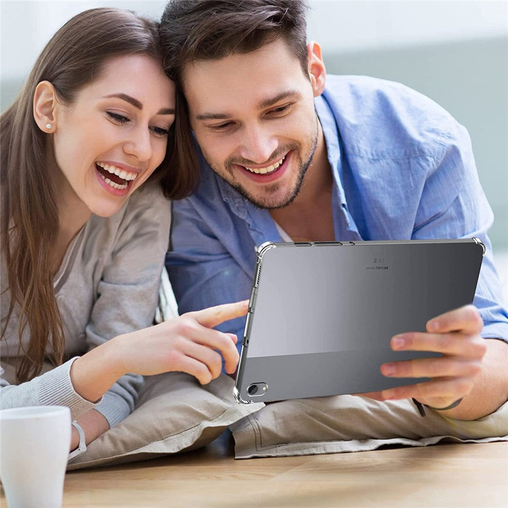 For Lenovo Tab P11 5G TPU Tablet Case Reinforced Corners Drop-proof Clear Tablet Cover