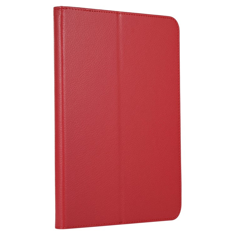 For OnePlus Pad PU Leather Tablet Case Litchi Texture Bi-fold Stand Tablet Cover - Red