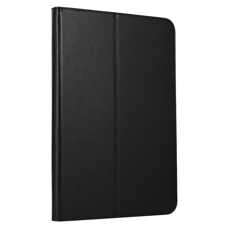 For OnePlus Pad PU Leather Tablet Case Litchi Texture Bi-fold Stand Tablet Cover - Black